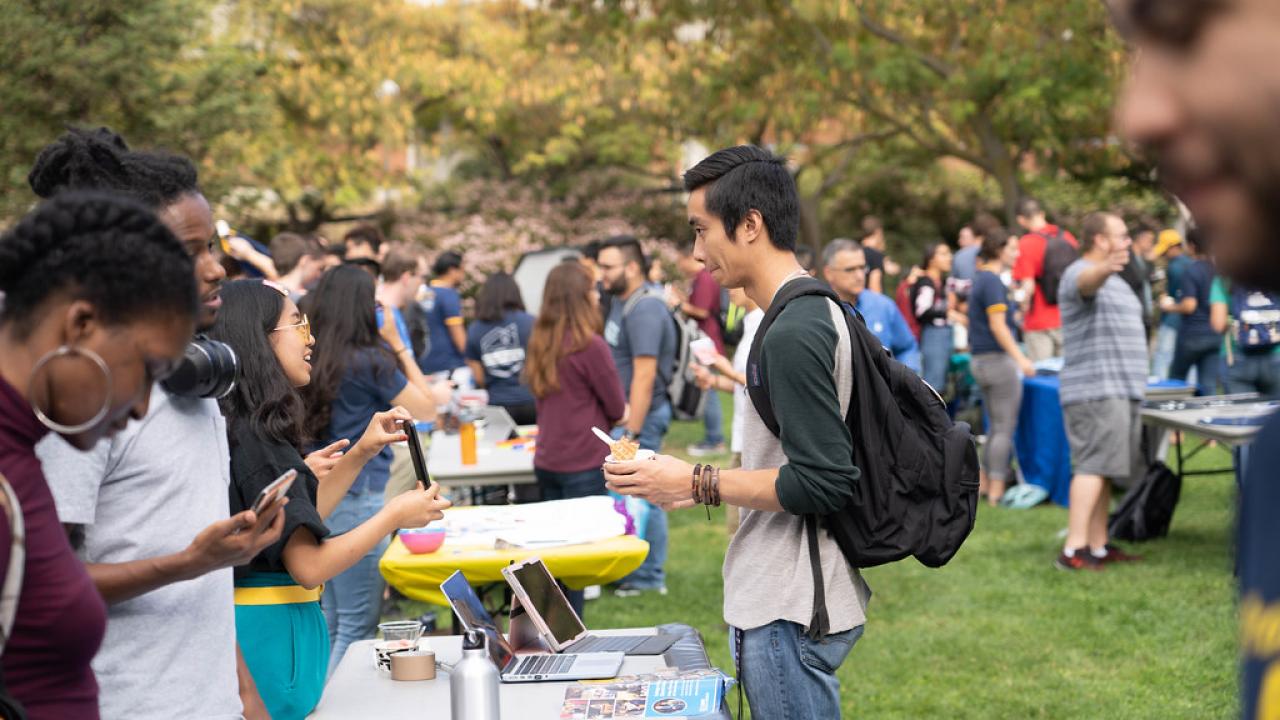 Involvement Fair booth.