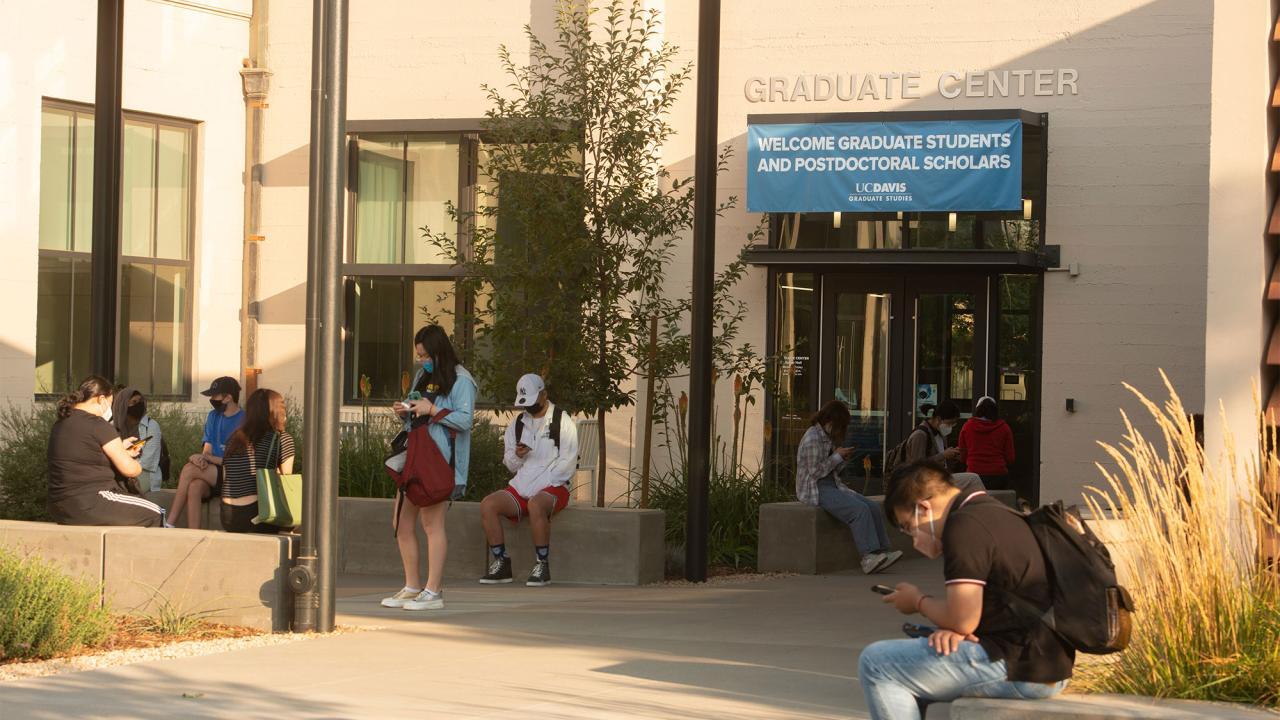 The Graduate Center at Walker Hall opened in fall 2021. (Gregory Urquiaga/UC Davis)