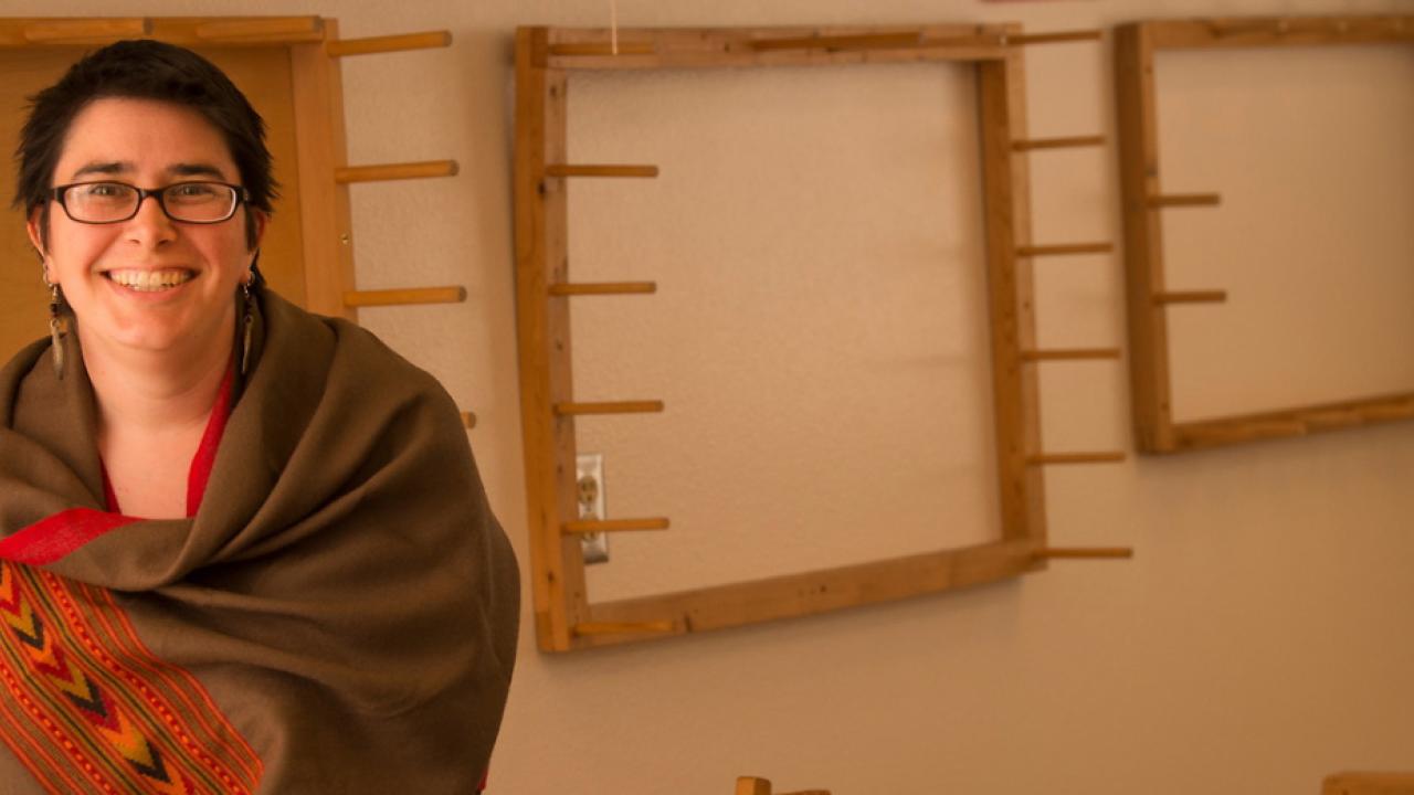 Jennifer Hoover, UC Davis textiles graduate student