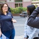 Sam Arcement, director of Graduate Academic Programs for the College of Biological Sciences, has received the 2024 Outstanding Graduate Program Coordinator Award in recognition of her service to graduate students in the college. (TJ Ushing/UC Davis)