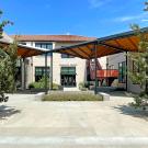 A picture of the Graduate Center at Walker Hall south entrance.