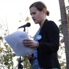 Julia Halprin Jackson reads "Drive, She Said," by Lyra Halprin at Play On Words.